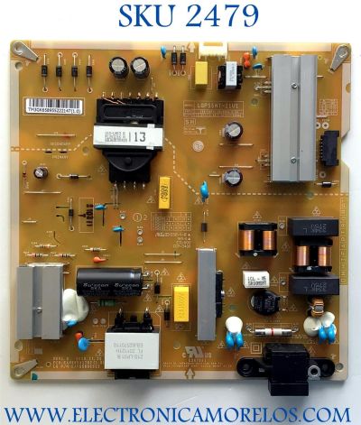 FUENTE DE PODER PARA TV LG / NUMERO DE PARTE EAY65895522 / EAX69501702 / LGP55NT-21U1 / DISPLAY LC550EQC (SP)(A1) / MODELOS 43UQ8000AUB / 55UR640S9UD / 55NANO75UQA / 55NAN075UQA / 55NANO75UPA / 55NAN075UPA / 55UP8000PUR / 55UP8000PUA / 50UQ9000PUD